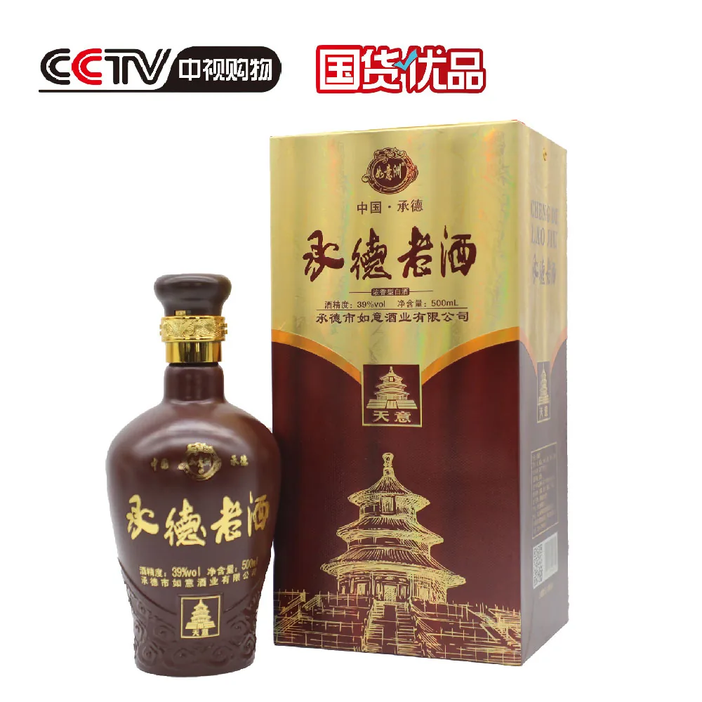 天意浓香型白酒 39%vol 1 × 4 × 500ml