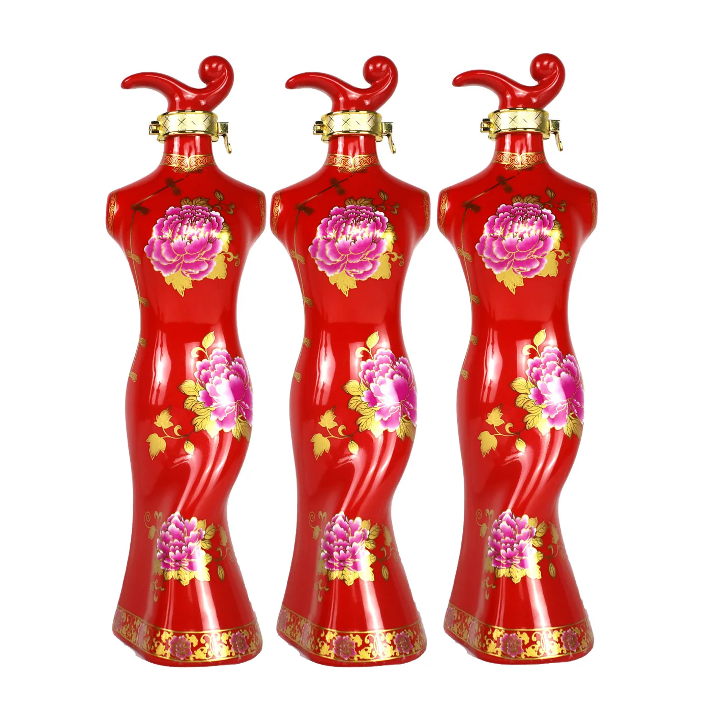 婚庆旗袍 喜庆白酒 图片 6