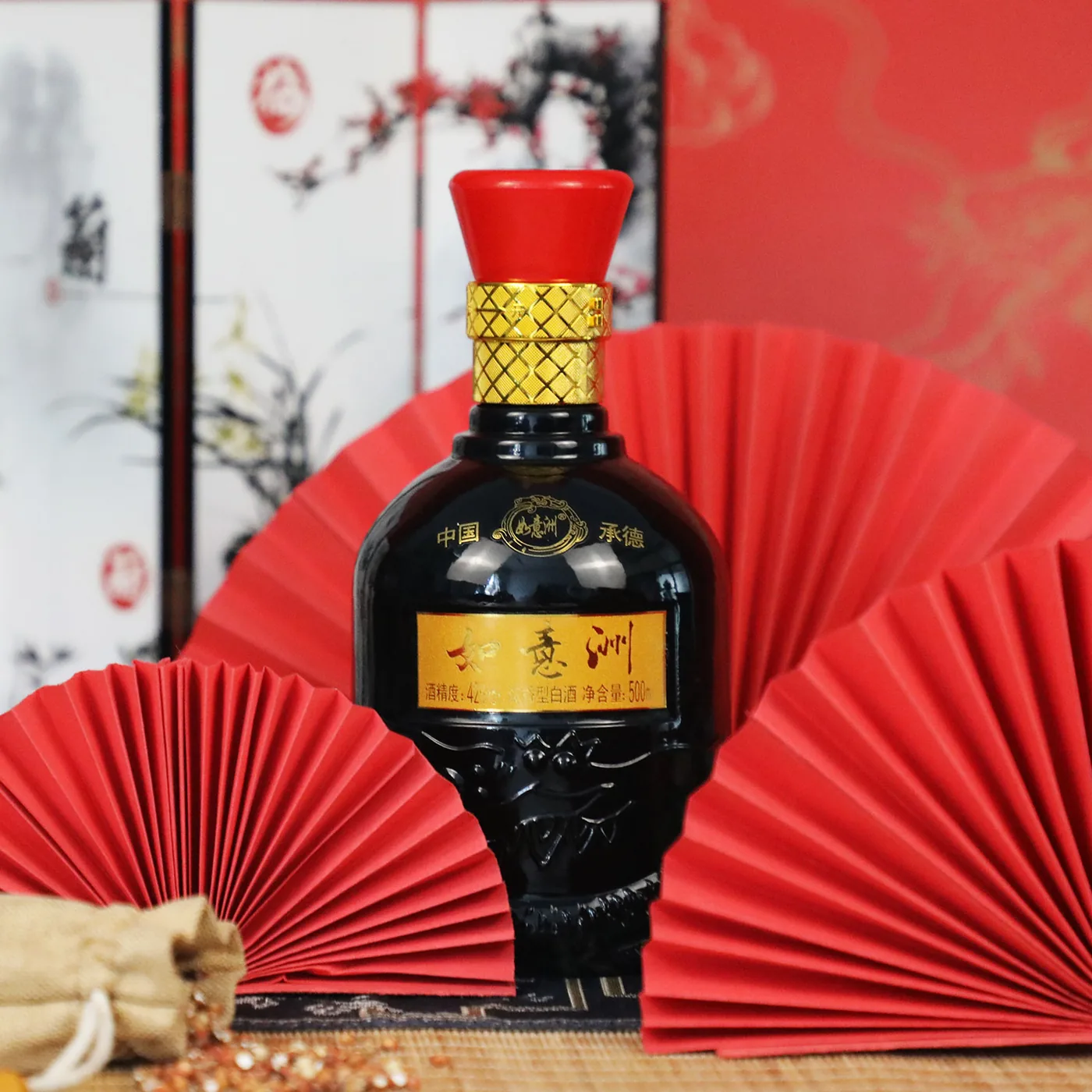 新鸿运当头浓香型白酒 42%vol 1 × 4 × 500ml