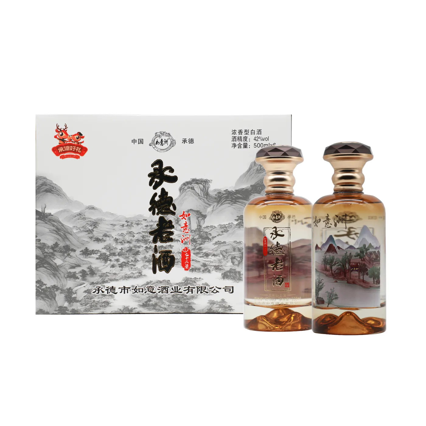 七十二景 42%vol 1 × 4 × 500ml 42%vol 1 × 4 × 500ml